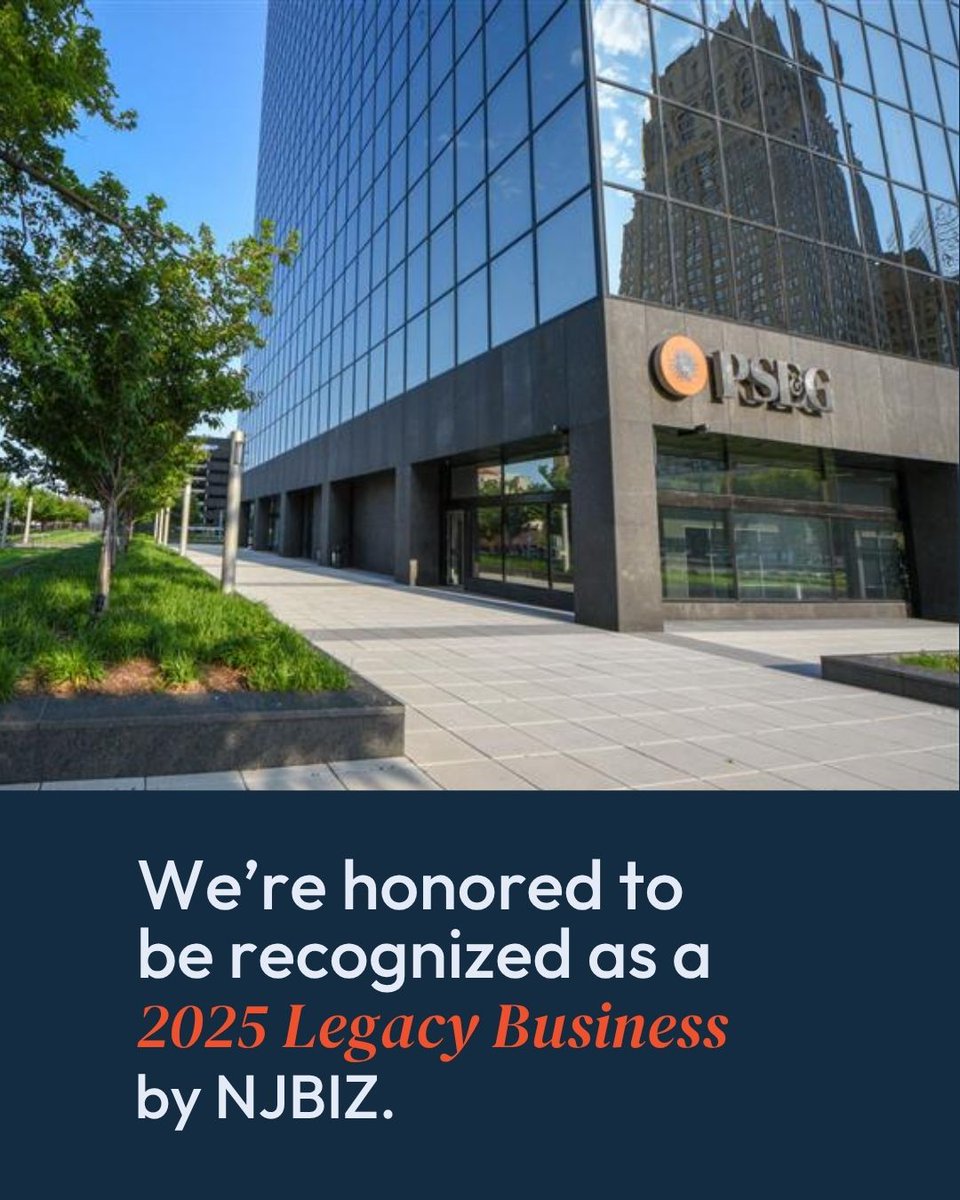 We’re proud to be recognized as a 2025 #LegacyBusiness by <a href="/NJBIZ/">NJBIZ</a>. 

For over 120 years, we’ve been honored to provide generations of customers with safe, reliable service. 🧡