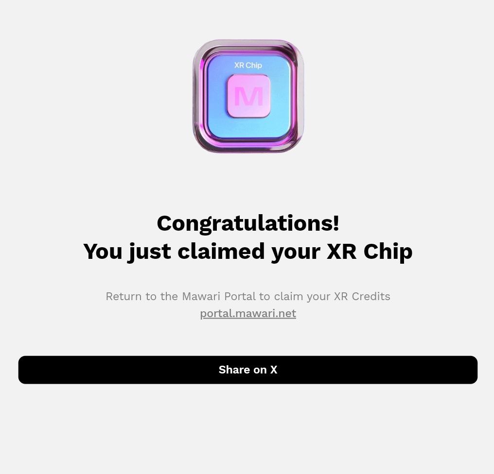 jariffxd's tweet photo. ⭕✨Update Mawari 

👉Go to: https://t.co/eozW9RdqrJ

➖ Complete simple tasks

➖ Claim your XR Chip &amp; Credits

✍️Note:

➖Use the same wallet linked in Discord 

✨Funding Raised: $18M

🚨For more airdrops, join @jariffxd https://t.co/HWrfL4IsgW