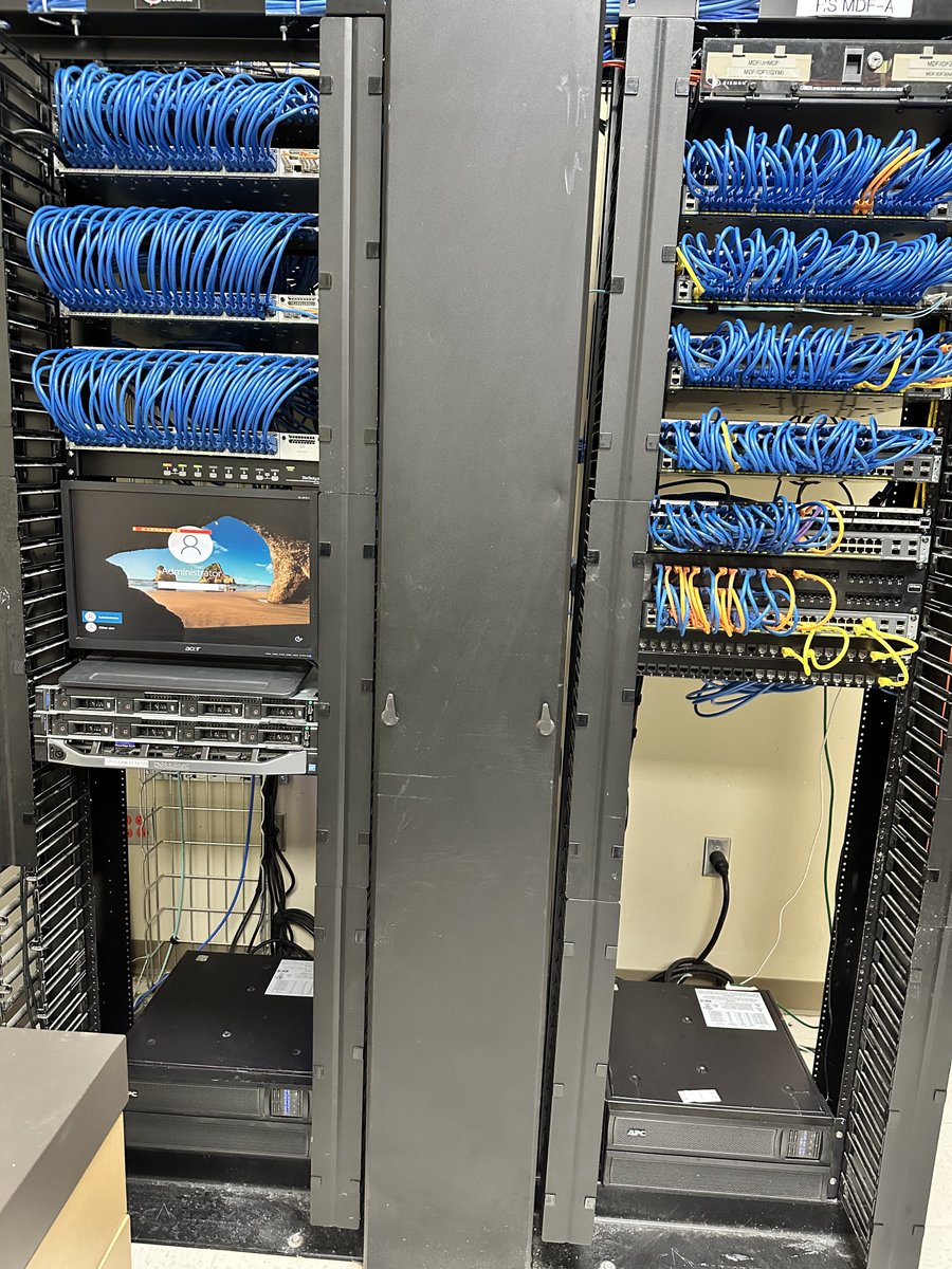 Updated configuration ✅
Clean recabling ✅
Streamlined layout ✅

The behind-the-scenes work makes all the difference. Smooth, efficient, and ready for anything! #TechRefresh #ITUpdates #CableManagement #TISDProud