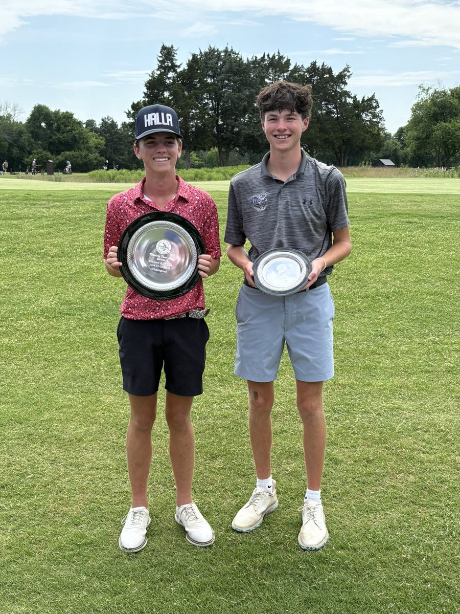VOL_Chad's tweet image. Grey earned runner-up at Old Fort. He finished -1 for the event.