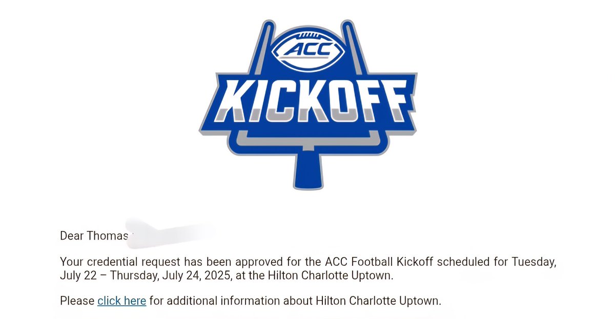 Last year, my company was too new to attend any media days. This year, we've already been granted three, and more may be on the way 👀

Between the AAC, ACC, &amp; MW, we'll have you covered!

Whoever thought they limited our reach - only made us work harder. Embrace adversity!