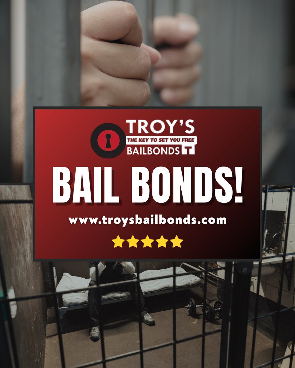 troysbailbonds's tweet image. 🔓 Freedom Starts Here.
Day or night, Troy’s Bail Bonds is here to help you or your loved ones get back home—fast, confidential, and dependable.

📞 Call us 24/7. We’ve got your back.
troysbailbonds.com
#TroysBailBonds #BailSolutions #FreedomNow