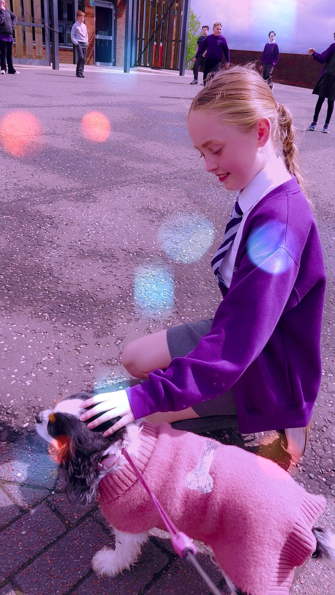 When Daisy met....... Daisy! Super proud of you! #brave  <a href="/ASP180/">All Saints Primary School, Greenock</a> <a href="/ASPParent_Voice/">All Saints Parent Voice 💬</a>