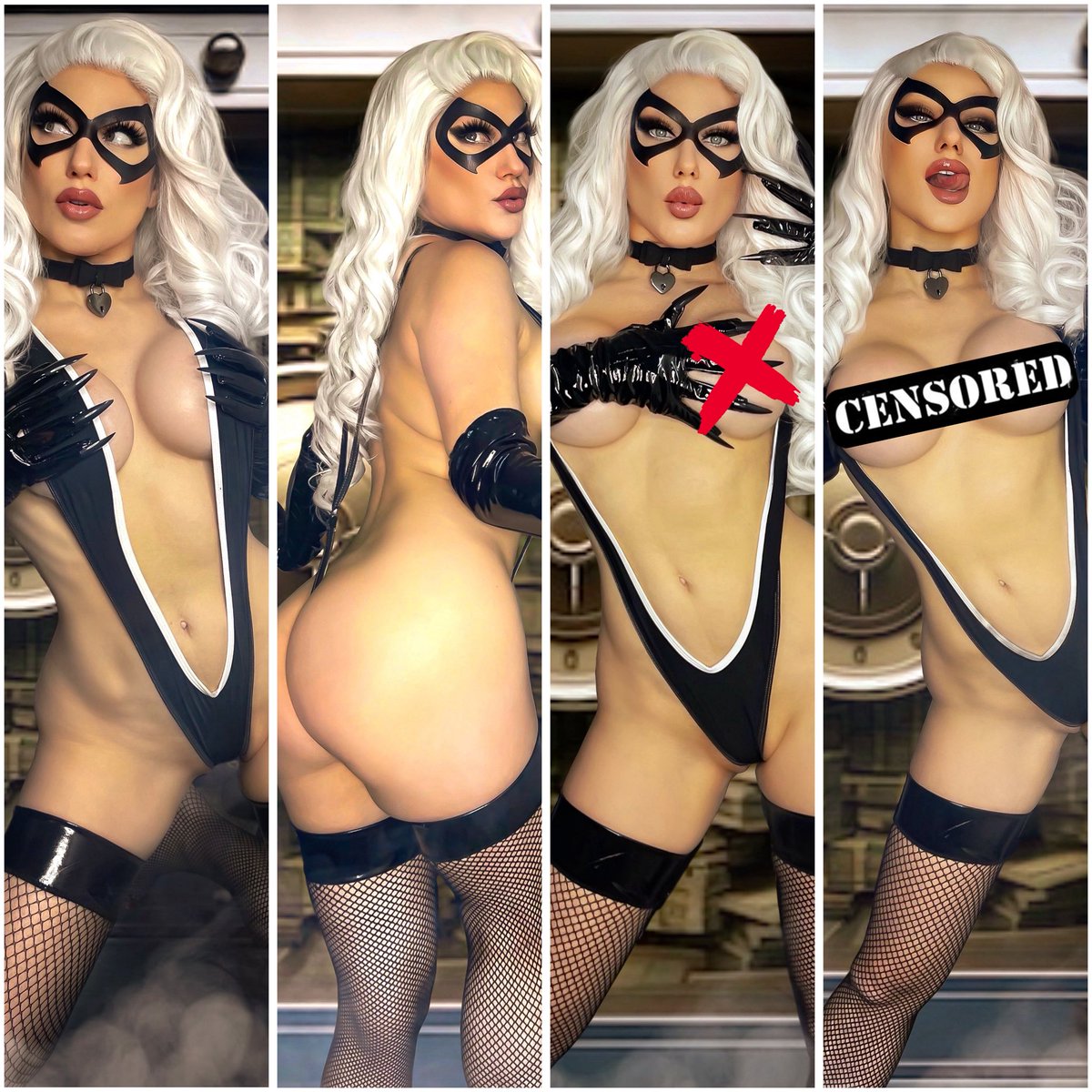 Next up is the SDCC Exclusive pre order for my Shadow and Vice Bad Kitty set. Get yours here shopfacesbyrachie.myshopify.com/search?q=bad+k…