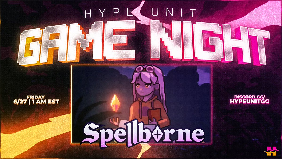 Hype Unit (@hypeunit) on Twitter photo Want to catch a late night vibe (& some monsters) w/ Hype Unit? ๐
Join <a href="/abbyaims/">abby ๐</a> for some cozy vibes on <a href="/spellbornegame/">Spellborne</a> โจ
TOMORROW participate for a chance to win FREE <a href="/avax/">Avalanche๐บ</a> prizes!
๐
Friday, 6/27 | โฐ 1:00 AM EST |๐ Discord (Link In Bio) โก Want to catch a late night vibe (& some monsters) w/ Hype Unit? ๐
Join <a href="/abbyaims/">abby ๐</a> for some cozy vibes on <a href="/spellbornegame/">Spellborne</a> โจ
TOMORROW participate for a chance to win FREE <a href="/avax/">Avalanche๐บ</a> prizes!
๐
Friday, 6/27 | โฐ 1:00 AM EST |๐ Discord (Link In Bio) โก