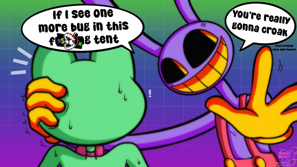 KeepingSteamy's tweet image. Designated Bug-Catcher
#tadcjax #tadcribbit #digitalcircus