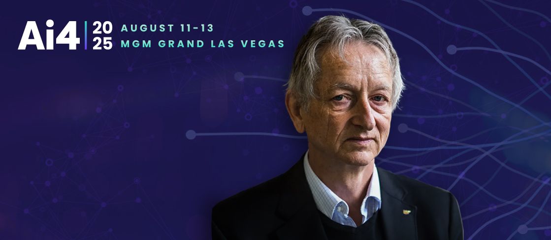 🚨 Big News: Geoffrey Hinton returns to Ai4 2025 as a keynote speaker!

The Godfather of AI + 2024 Nobel Prize winner in Physics will take the stage at North America’s largest AI conference.

Don’t miss it. Save up to $900: shorturl.at/7u7S9

#Ai42025 #GeoffreyHinton #AI