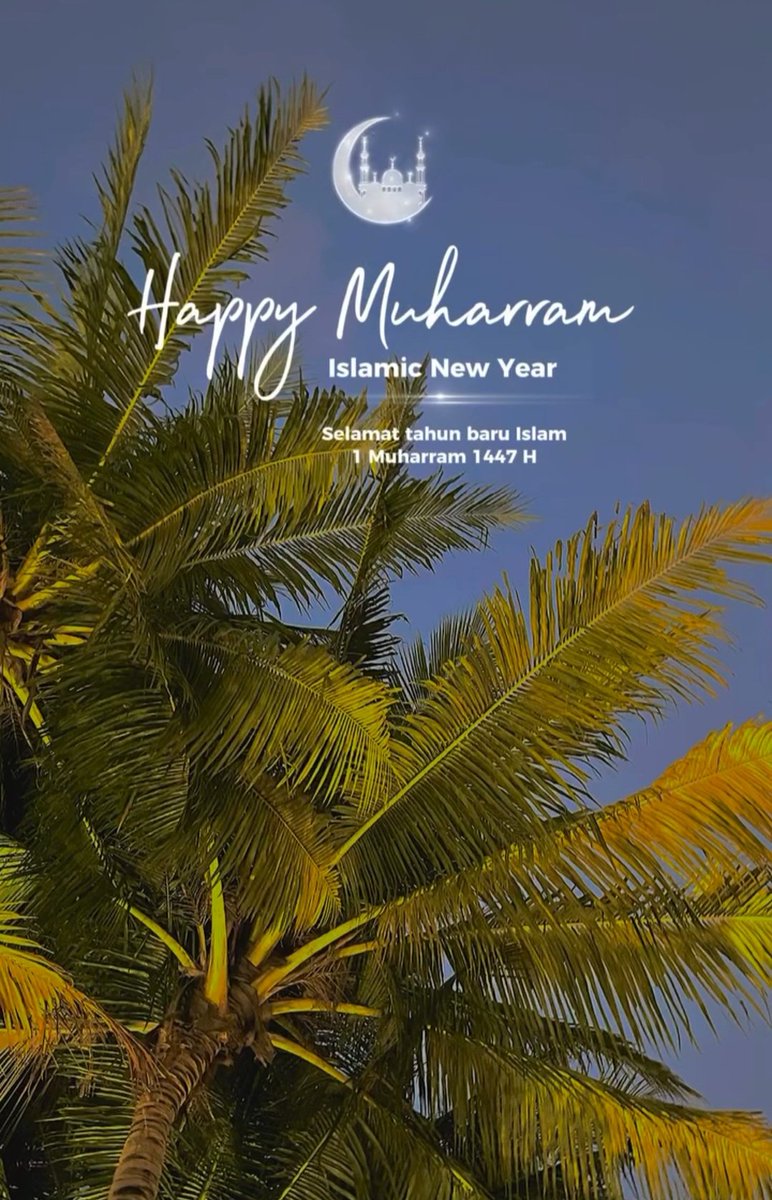 Tahun baru Hijriyah itu kayak reminder halus dari Allah.
Bukan buat bikin resolusi besar²an tapi cukup tanya:
“Apa aku udah makin dekat pada-Nya?”

Pelan² aja, asal istiqomah.
Selamat 1 Muharram 1447 H ✨

Bismillah, tahun ini lbh tenang, lebih berkah, dan lebih dekat sama Allah