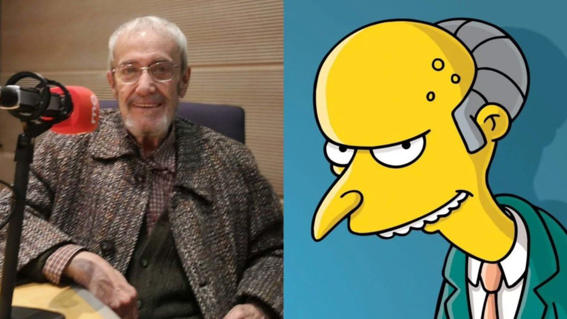 "Señor Burns"

Porque murió Javier Franquelo, voz del señor Burns en “Los Simpson”.