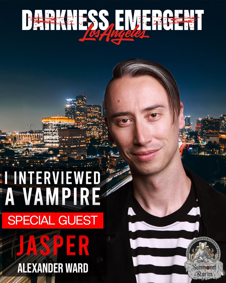Summoned Stories sat down with Alexander Ward at Darkness Emergent: Los Angeles this past May, to talk all things about his role as the legendary Nosferaru, Jasper! 

youtu.be/Ko9lUP_mHZM?si…

#vamily #darknessemergent #vampirethemasquerade #bynightstudios #larp #whitewolf