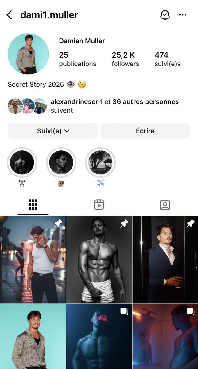 Go Follow Damien  #SecretStoryLeLive