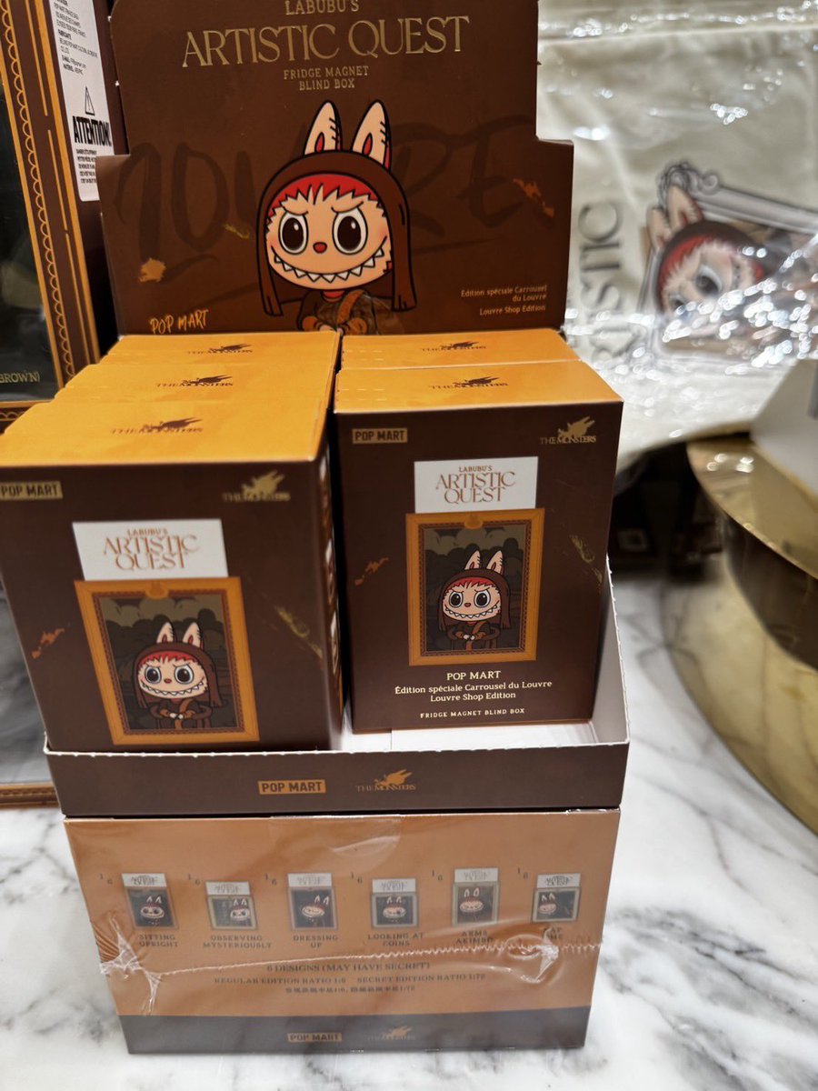 LABUBU ラブブ ルーブル美術館 ブックマーク パリ限定 LABUBU ラブブ