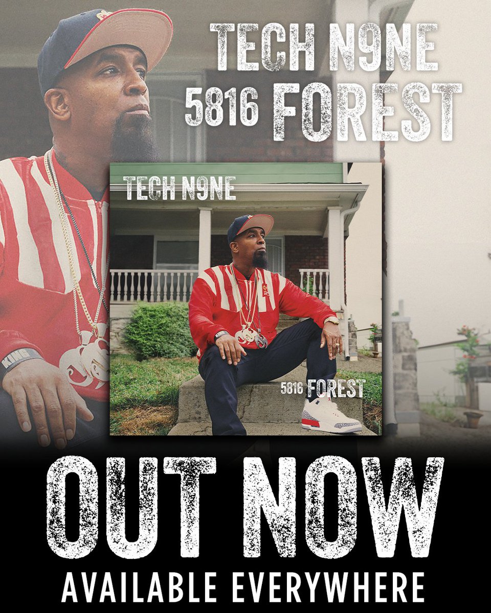 Strange Music Inc (@strangemusicinc) on Twitter photo OUT NOW.
<a href="/TechN9ne/">Tech N9ne</a> '5816 Forest' Streaming everywhere. OUT NOW.
<a href="/TechN9ne/">Tech N9ne</a> '5816 Forest' Streaming everywhere.