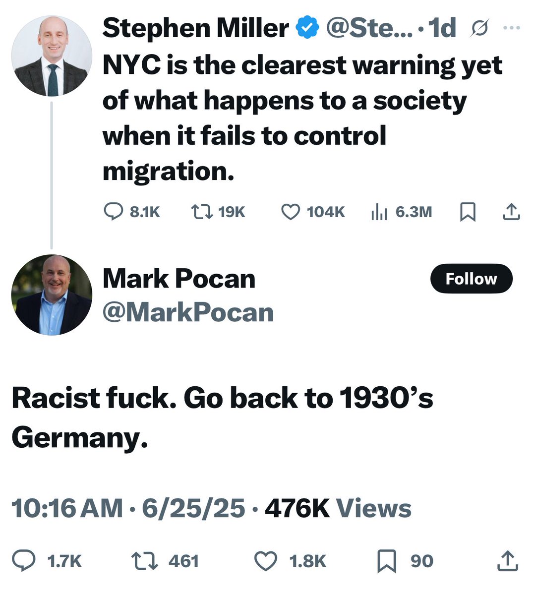 I’m so freaking pissed off by this post I can barely think straight.  When antisemitism becomes this normalized, it is now okay for even sitting congressman to tell a Jew to go back to Nazi occupied Germany.  How far we have fallen. 

🔴Calling on <a href="/GOP/">GOP</a> <a href="/SpeakerJohnson/">Speaker Mike Johnson</a> to