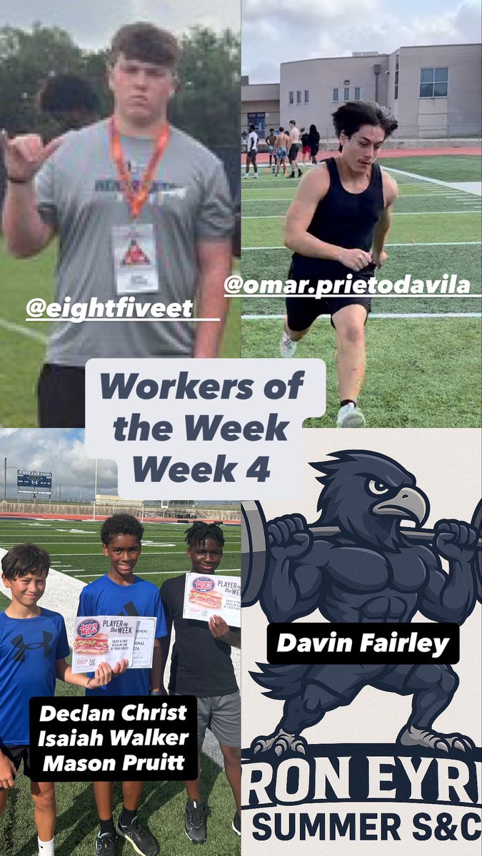 Week 4 workers of the week! #hwpo #workworks