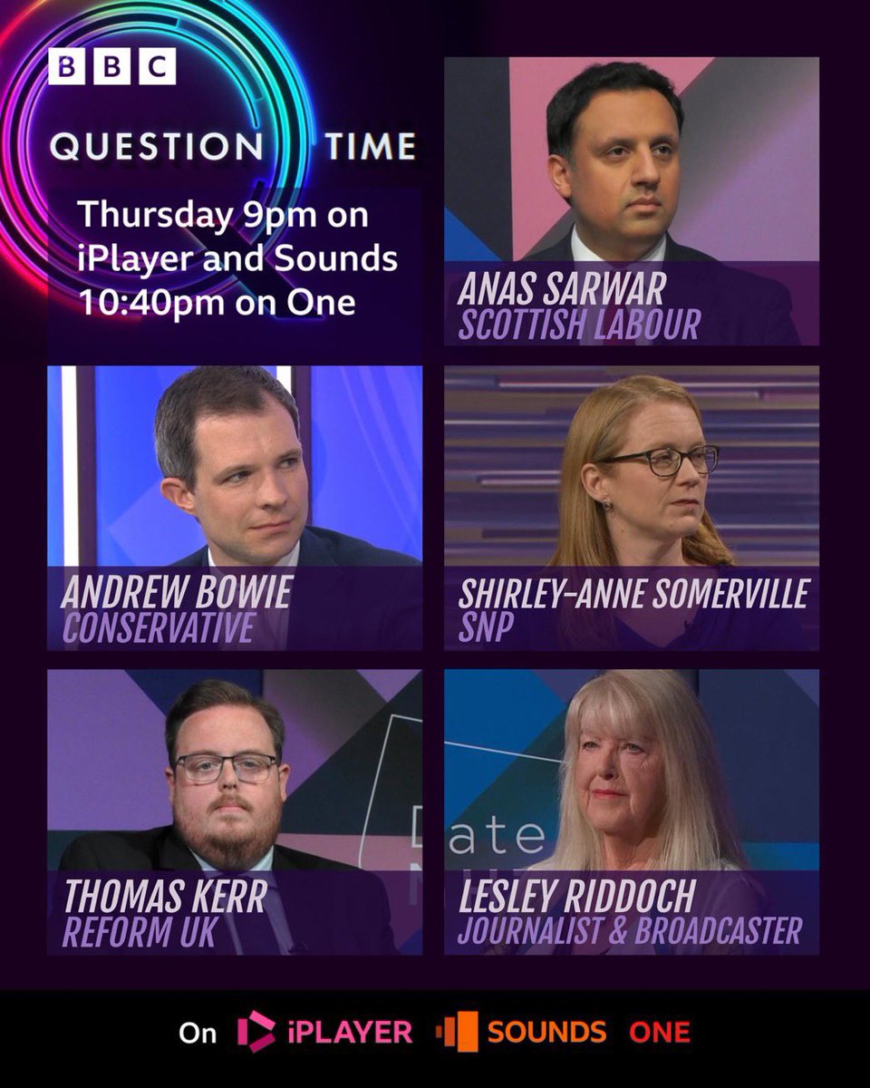 Cllr. Joe Carter 🔶 🇺🇦 (@joseph_carteruk) on Twitter photo Yet again no <a href="/LibDems/">Liberal Democrats</a> on #bbcqt . Reform have no MPs or MSPs in Scotland. <a href="/scotlibdems/">Scottish Lib Dems</a> have 5 MSPs and 6 MPs, plus the show is taking place in a Lib Dem held seat. Reform get such an unfair amount of coverage for a party with so few parliamentarians Yet again no <a href="/LibDems/">Liberal Democrats</a> on #bbcqt . Reform have no MPs or MSPs in Scotland. <a href="/scotlibdems/">Scottish Lib Dems</a> have 5 MSPs and 6 MPs, plus the show is taking place in a Lib Dem held seat. Reform get such an unfair amount of coverage for a party with so few parliamentarians