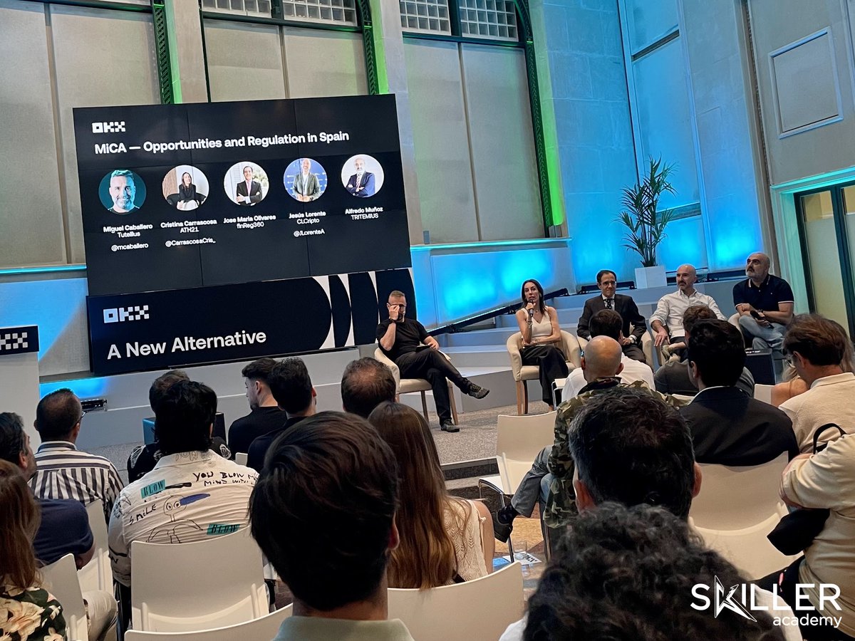 Así vivimos la llegada de <a href="/OKXSpain/">OKX Spain</a>  a España en Skiller Academy  Estreno del corto Mild Mild West (ya no es el wild wild): arte con sabor Web3.