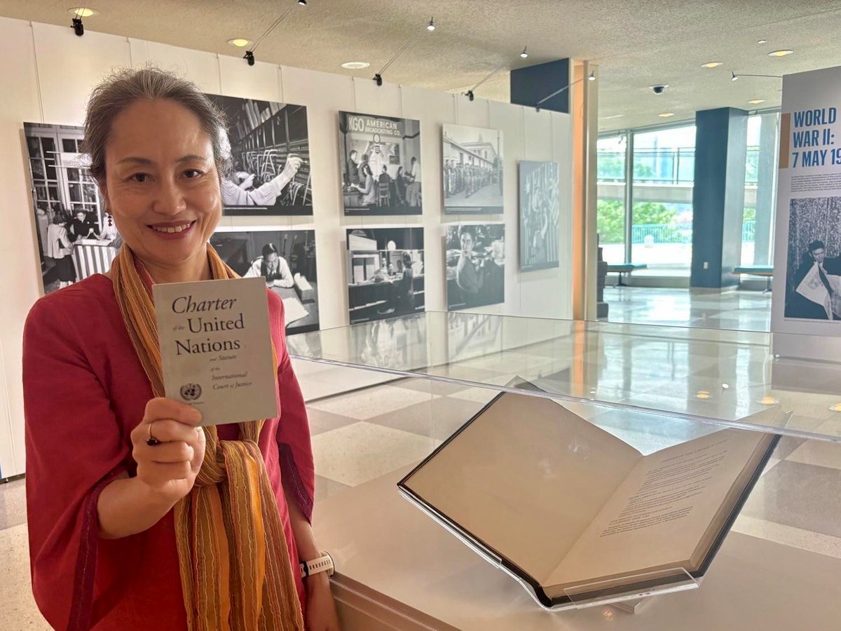 Shoko Noda (@shokonoda) on Twitter photo Have you read the 🇺🇳 <a href="/UN/">United Nations</a> Charter? It's short but powerful!
80 years ago, the charter was created as a bold promise of peace, dignity & unity.🌍
Today more than ever, every act of cooperation & justice keeps that promise alive. ✨
#UNCharterDay
un.org/en/about-us/un… Have you read the 🇺🇳 <a href="/UN/">United Nations</a> Charter? It's short but powerful!
80 years ago, the charter was created as a bold promise of peace, dignity & unity.🌍
Today more than ever, every act of cooperation & justice keeps that promise alive. ✨
#UNCharterDay
un.org/en/about-us/un…
