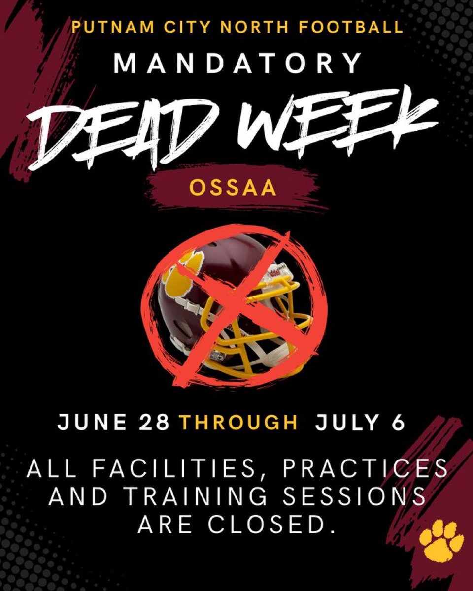 lockarb15's tweet image. Enjoy the break coaches and players. See y’all on 7/7 to resume Iron Claw.
#PTP