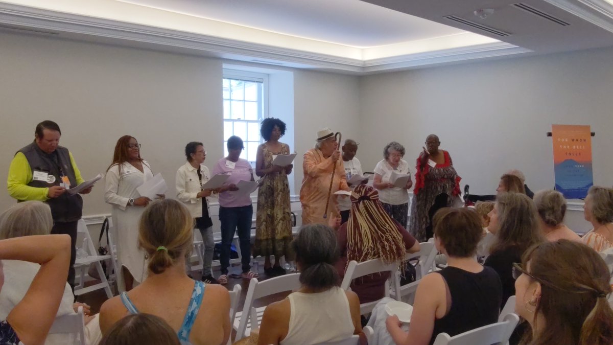 streetsensedc's tweet image. The SSM Theatre Workshop performance of For Whom the Bell Tolls at Friends Meeting Washington this past weekend was a smashing success!
The final performance will be at the end of July. Stay tuned to our social media to find out how to attend!
With facebook.com/FriendsMeeting…