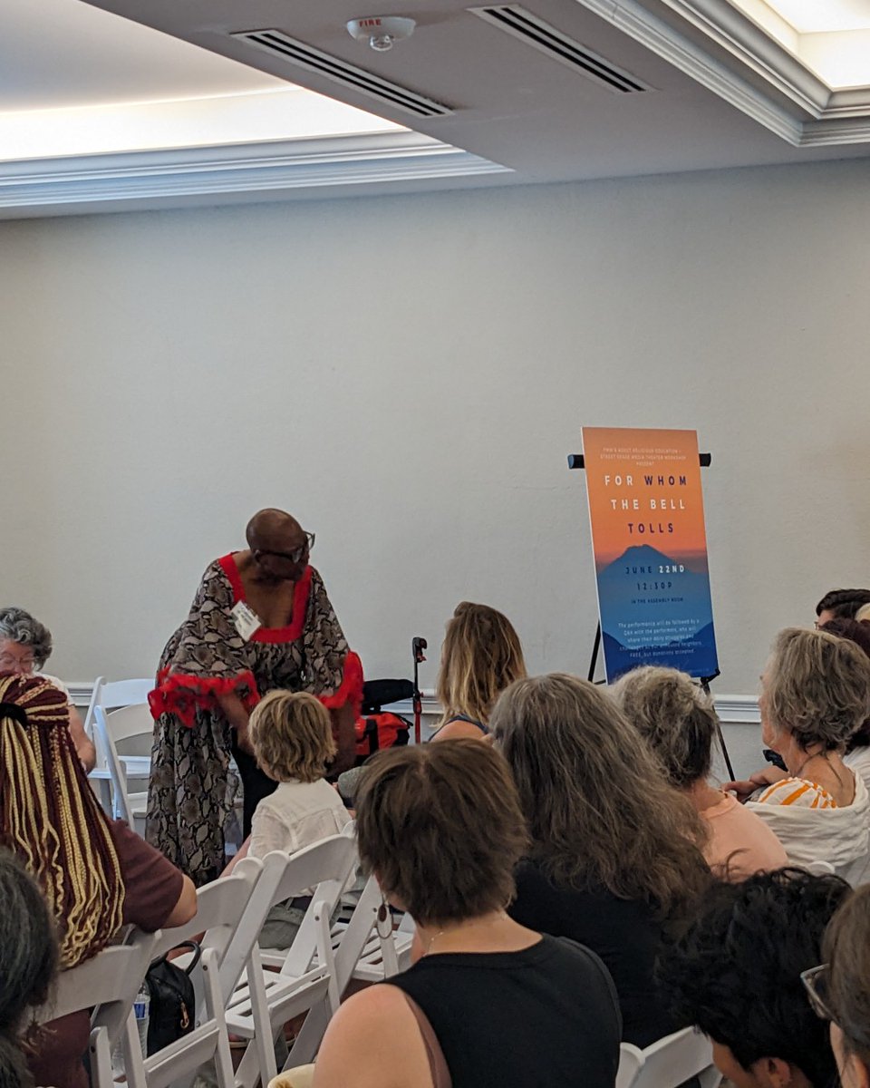 streetsensedc's tweet image. The SSM Theatre Workshop performance of For Whom the Bell Tolls at Friends Meeting Washington this past weekend was a smashing success!
The final performance will be at the end of July. Stay tuned to our social media to find out how to attend!
With facebook.com/FriendsMeeting…