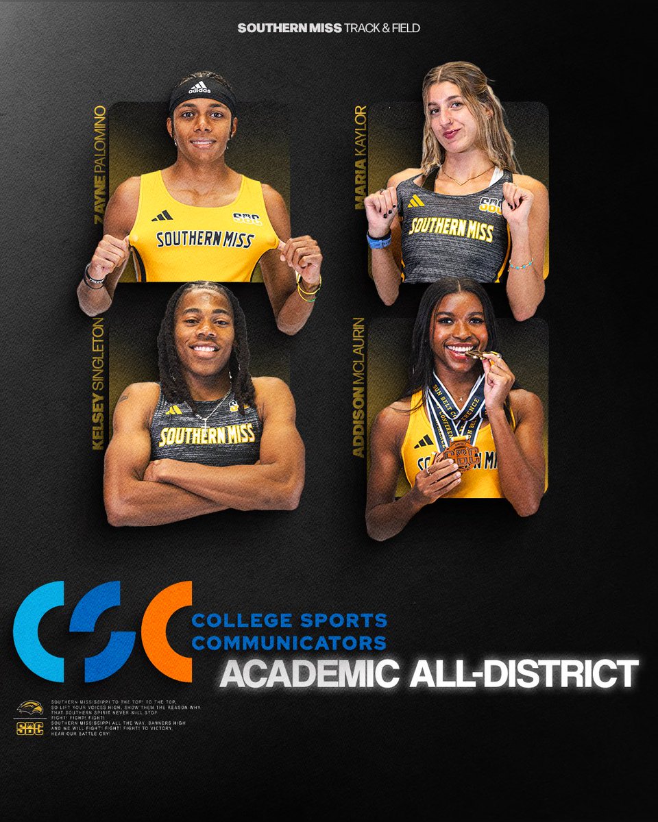 Got that work in 📚🔥

Congrats to these four on earning CSC Academic All-District! 

#SMTTT
