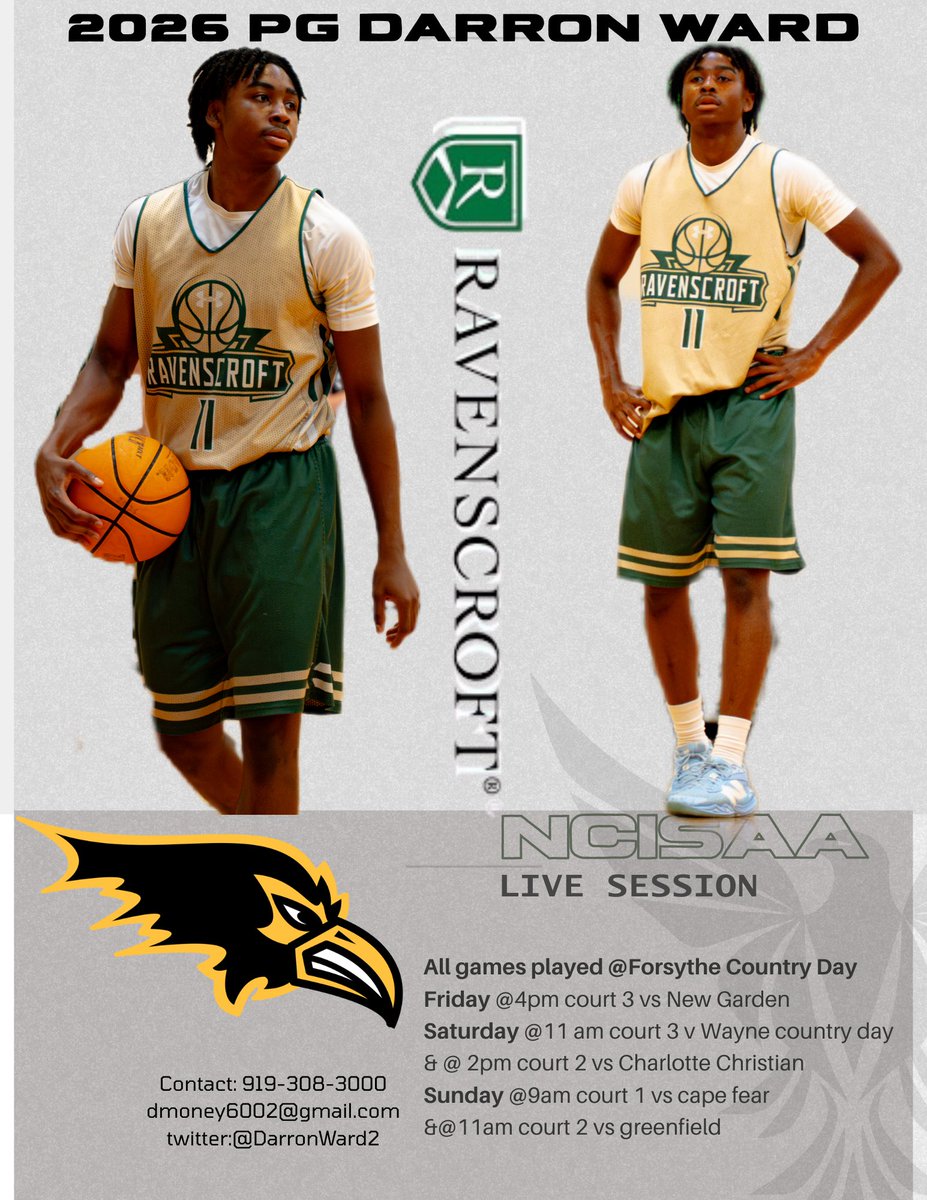 Darron Ward (@darronward2) on Twitter photo NCISAA live session 2 schedul <a href="/Ravens_BBBall/">Ravenscroft Varsity Basketball</a> <a href="/EAPREPSTARS1/">E.A. PREP STARS (Educated Athletes)</a> <a href="/CoachHemphill/">Chris hemphill</a> <a href="/8Ballahoopinsi1/">8Ballahoopinsider</a> NCISAA live session 2 schedul <a href="/Ravens_BBBall/">Ravenscroft Varsity Basketball</a> <a href="/EAPREPSTARS1/">E.A. PREP STARS (Educated Athletes)</a> <a href="/CoachHemphill/">Chris hemphill</a> <a href="/8Ballahoopinsi1/">8Ballahoopinsider</a>