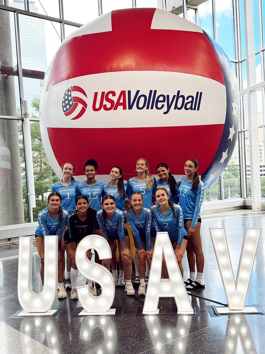 NC Academy (@ncacademyvb) on Twitter photo MOVING UP β¬οΈ
Shout out to #Academy15Diamond on advancing to the top 24 in 15 Open at <a href="/usavolleyball/">USA Volleyball</a> Nationals in Dallas, TX! Keep up the great flight ladies πͺπ» #wearencacademy #ncacademyfamily #whyncacademy MOVING UP β¬οΈ
Shout out to #Academy15Diamond on advancing to the top 24 in 15 Open at <a href="/usavolleyball/">USA Volleyball</a> Nationals in Dallas, TX! Keep up the great flight ladies πͺπ» #wearencacademy #ncacademyfamily #whyncacademy