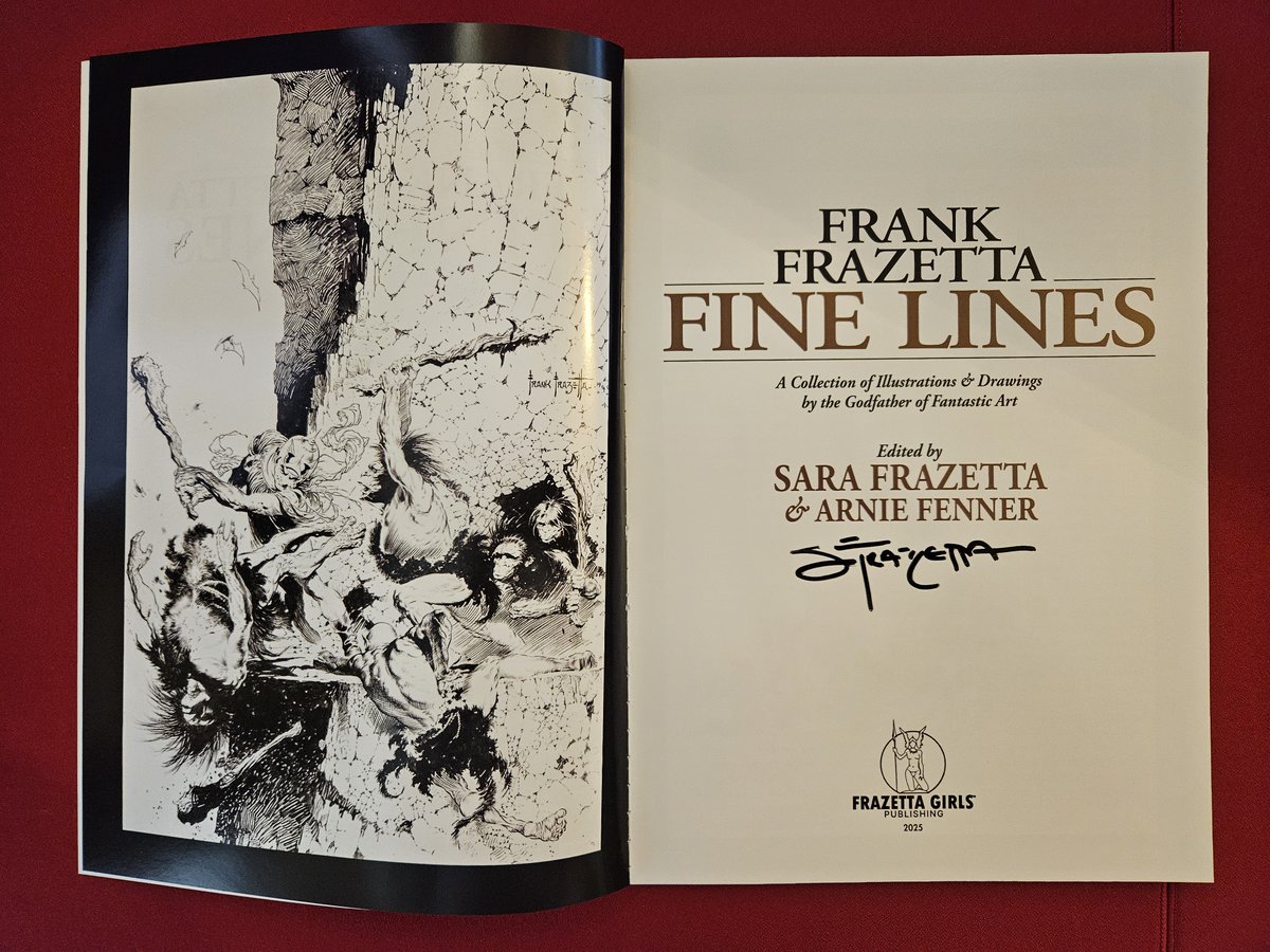 There's always room for more Frank Frazetta artwork. Epic and very fine, indeed. <a href="/frazettagirls/">Frank Frazetta</a> <a href="/SaraFrazetta/">Sara Frazetta</a> 

Check it out here:
frazettagirls.com/products/frank…