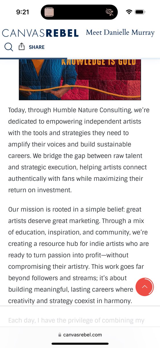 daniiayee_'s tweet image. Baby’s first magazine article 🥹
Thankful for those who see me, even when I’m in the shadows working 🩵
Full article here: canvasrebel.com/meet-danielle-…