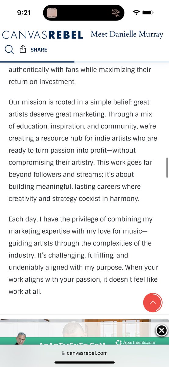 daniiayee_'s tweet image. Baby’s first magazine article 🥹
Thankful for those who see me, even when I’m in the shadows working 🩵
Full article here: canvasrebel.com/meet-danielle-…