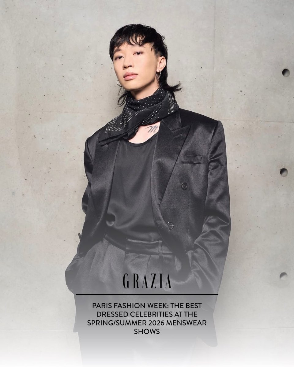 Keshi was featured on Grazia‘s article titled: “PARIS FASHION WEEK: THE BEST DRESSED CELEBRITIES AT THE SPRING/SUMMER 2026 MENSWEAR SHOWS” written by Mitchell Hoo

🔗 grazia.sg/celebrity/pari…
