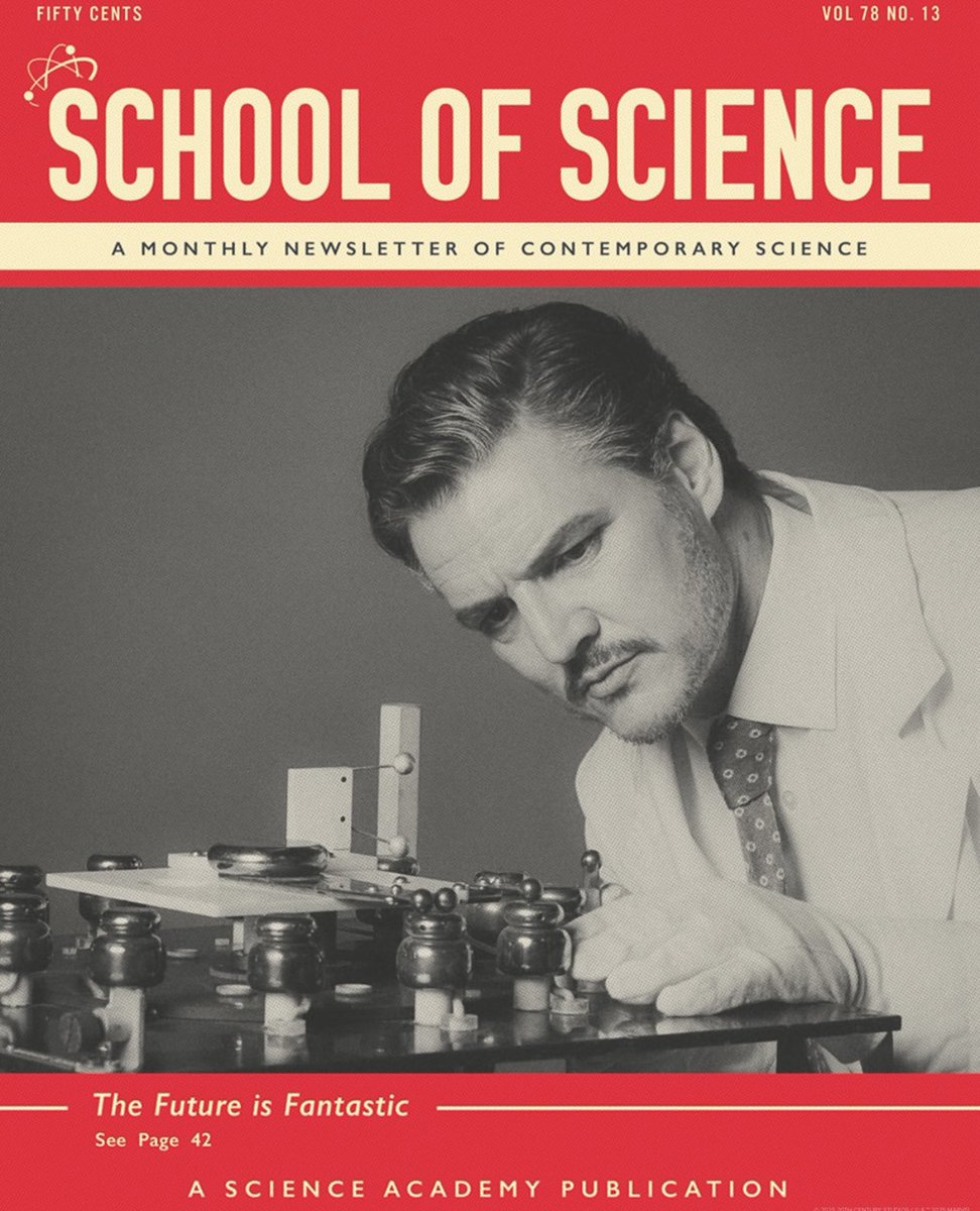 Mr Fantastic and The Thing on fictional magazine covers of Garden Tips and School of Science.