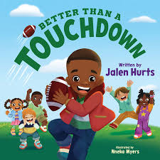 Sports Business Journal (@sbj) on Twitter photo .<a href="/Eagles/">Philadelphia Eagles</a> star QB <a href="/JalenHurts/">Jalen Hurts</a> is releasing his own children's book, 'Better Than A Touchdown.'
Hurts calls this project a dream come true 🤩
The book is scheduled to be released on March 10, 2026.
via @eagles .<a href="/Eagles/">Philadelphia Eagles</a> star QB <a href="/JalenHurts/">Jalen Hurts</a> is releasing his own children's book, 'Better Than A Touchdown.'
Hurts calls this project a dream come true 🤩
The book is scheduled to be released on March 10, 2026.
via @eagles