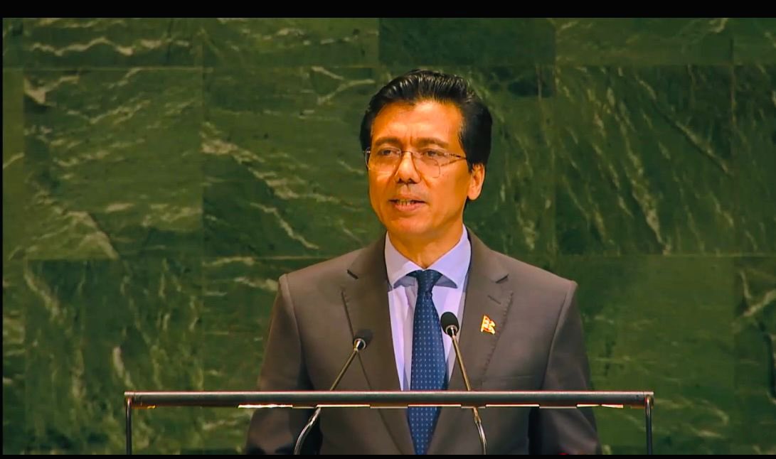 Nepal Mission to the UN (@nepalunny) on Twitter photo On the 80th anniversary of the UN Charter,
Amb <a href="/LokThapa2071/">Lok B Thapa</a> reaffirmed Nepal’s commitment to peace, human dignity & int. law & stressed for upholding its principles to build a just, equitable & peaceful world. The Charter is not a relic past but a living promise to the future. On the 80th anniversary of the UN Charter,
Amb <a href="/LokThapa2071/">Lok B Thapa</a> reaffirmed Nepal’s commitment to peace, human dignity & int. law & stressed for upholding its principles to build a just, equitable & peaceful world. The Charter is not a relic past but a living promise to the future.