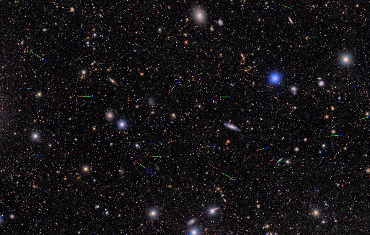 Which of the following describes this set of images? 🤔

1️⃣ They're all captured by NSF–DOE Rubin Observatory
2️⃣ They're all part of Rubin's Cosmic Treasure Chest, the sweeping view of Messier 49 and the Virgo Cluster
3️⃣ They're all stops on a guided tour in Rubin's Skyviewer!