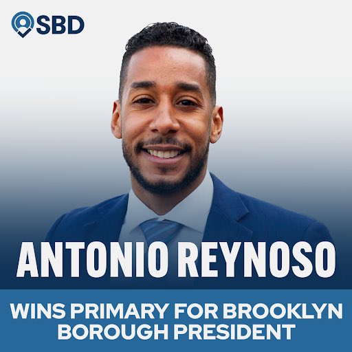 Brooklyn, it’s a wrap (for now)! 🗳️

Congrats to Antonio Reynoso <a href="/BKBPReynoso/">Antonio Reynoso</a> on winning the Democratic primary for Brooklyn Borough President! 

SBD was proud to support him in this race. 

Next stop: the general election.