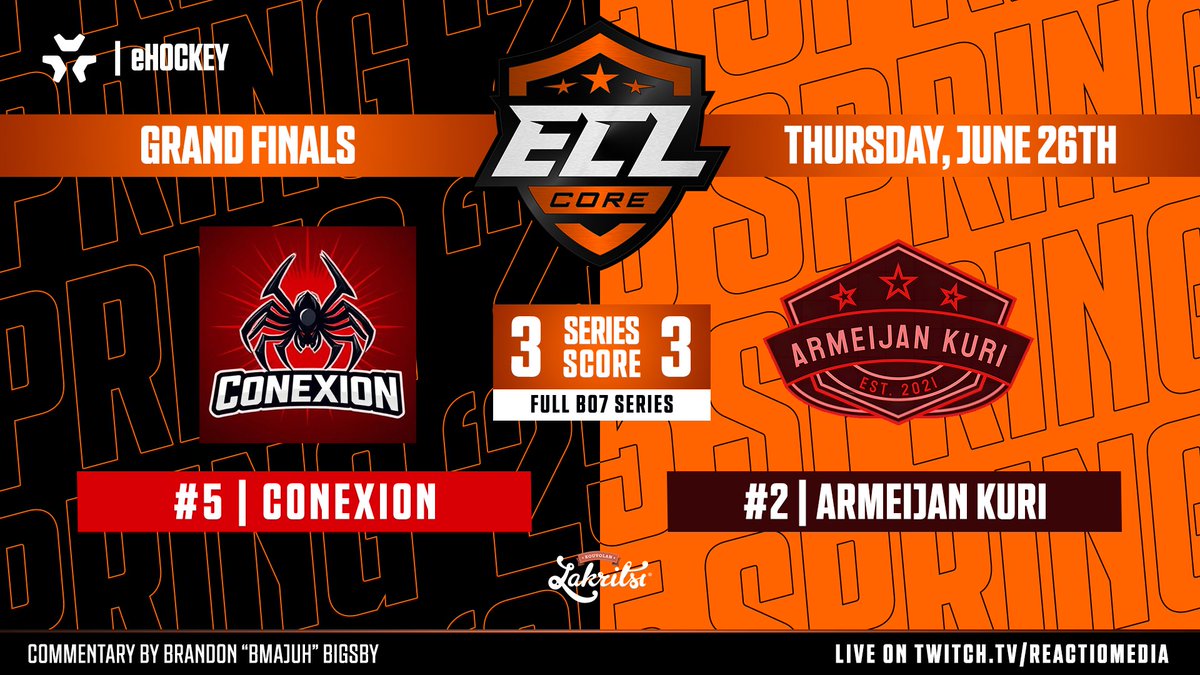 WE ARE GOING TO GAME 7! WATCH LIVE NOW!

twitch.tv/reactiomedia

#ECL25Spring | #eHockey | #NHL25 | #KouvolanLakritsi