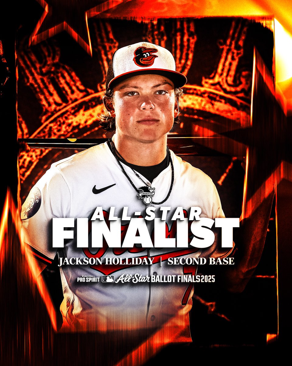 Moving on to the finals 🌟

Jackson Holliday is an All-Star Finalist!