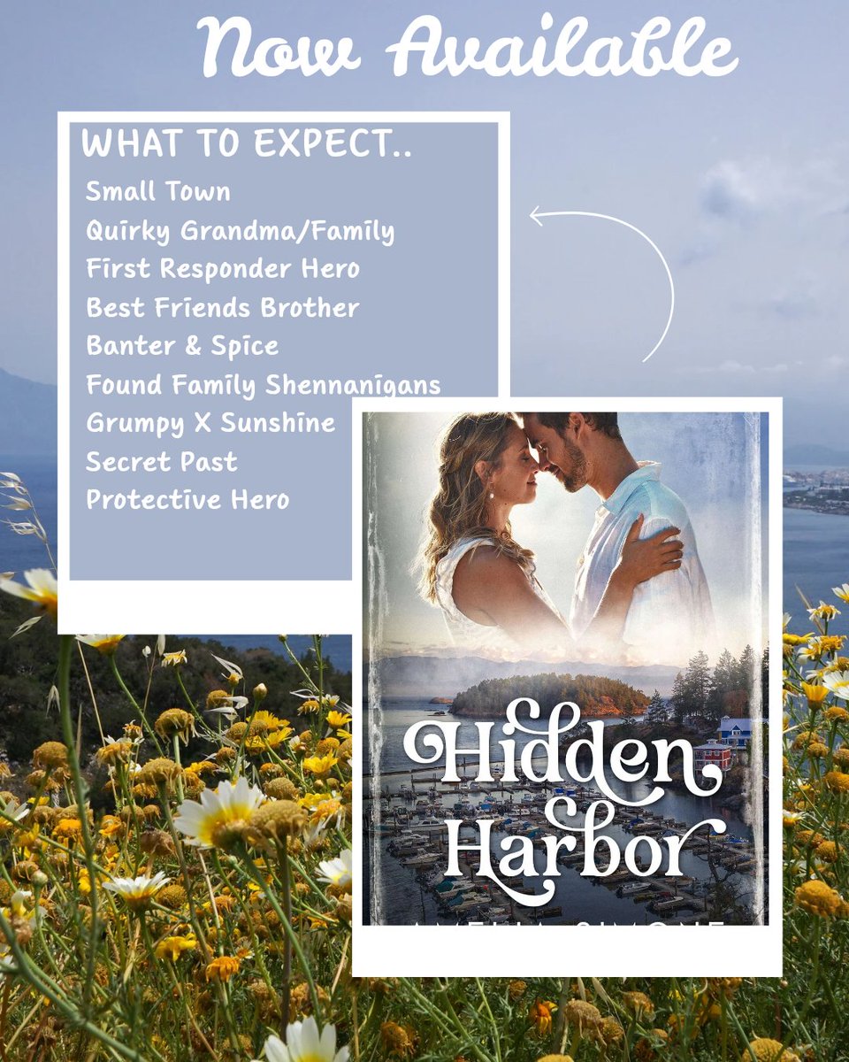 🌾 New Book Alert 🌾

HIDDEN HARBOR by Amelia Simone! 

#OneClickNow

a.co/d/26Nk3qM

Available in KU 

#HiddenHarbor #NewBookAlert #BookTwitter #OutNow #SmallTownRomance #RomanticSuspense #KindleUnlimited #TheAuthorAgency