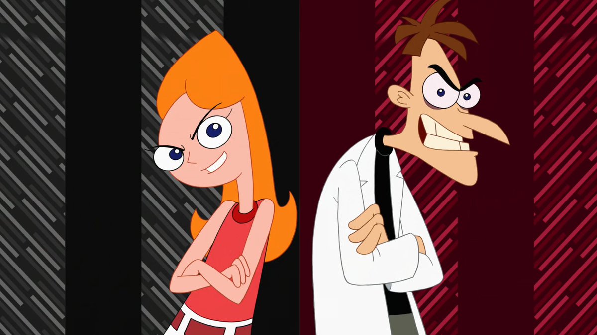 I find it interesting how in season 1 they set up Candace and Vanessa as narrative counterparts to each other, but by the end of the series (with the 'Vanessa tries to bust her dad' storyline long since dropped), they realised that Doof was in fact Candace's true counterpart.
