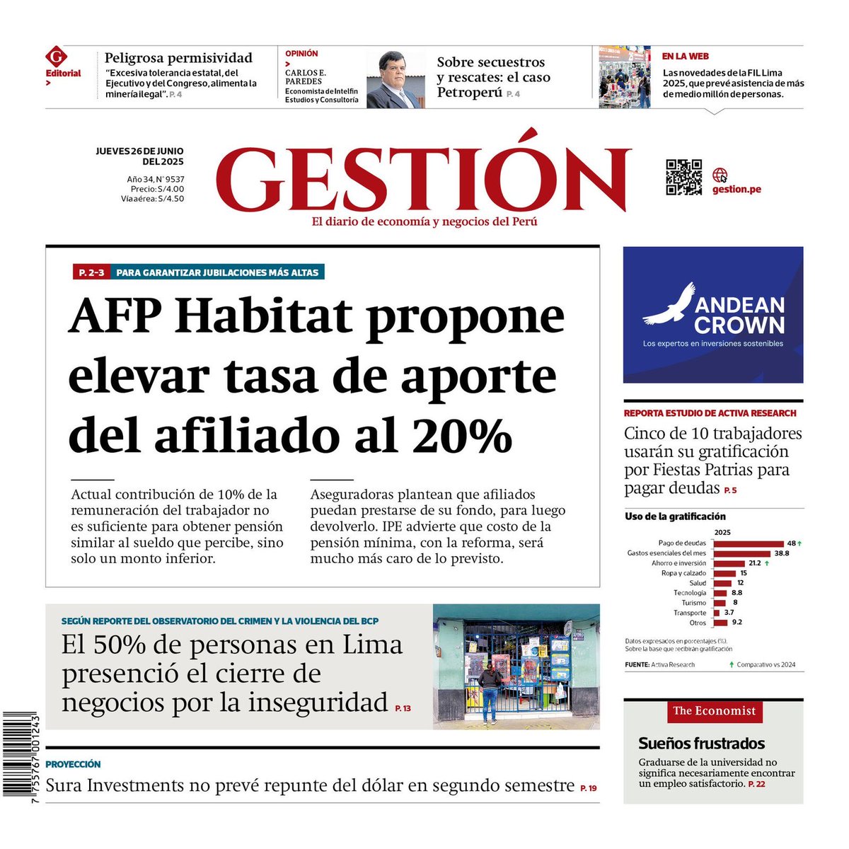 TuAmigoAron's tweet photo. Las AFPs quieren elevar la tasa de aporte del afiliado para ganar más utilidades. Es así de simple. Porque hasta la fecha ellos son los únicos beneficiados. Y esto es culpa del Congreso que no aprobó el nuevo retiro de 4UITs. https://t.co/FInpUQRdOd