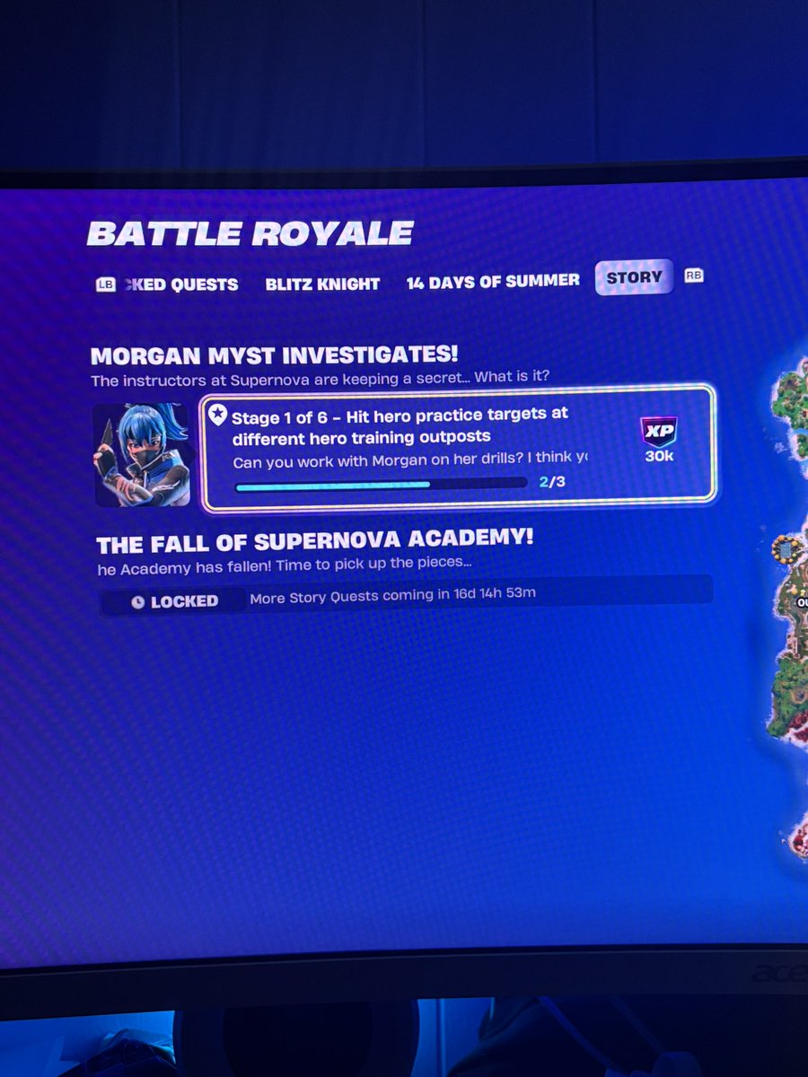 JinxDior's tweet photo. @FortniteStatus fortnite pls.. when are you guys going to look into fixing this quest? it’s absolutely bugged for everyone and can’t be completed😭😭 https://t.co/a6PPD9JZWf