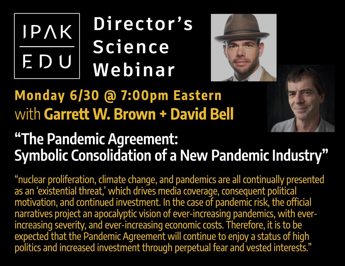 scientialiberia's tweet image. Join us on Monday for the talk and discussion with REPPARE’s two principal investigators, Garrett Brown and David Bell.
entwine.substack.com/p/garrett-w-br…