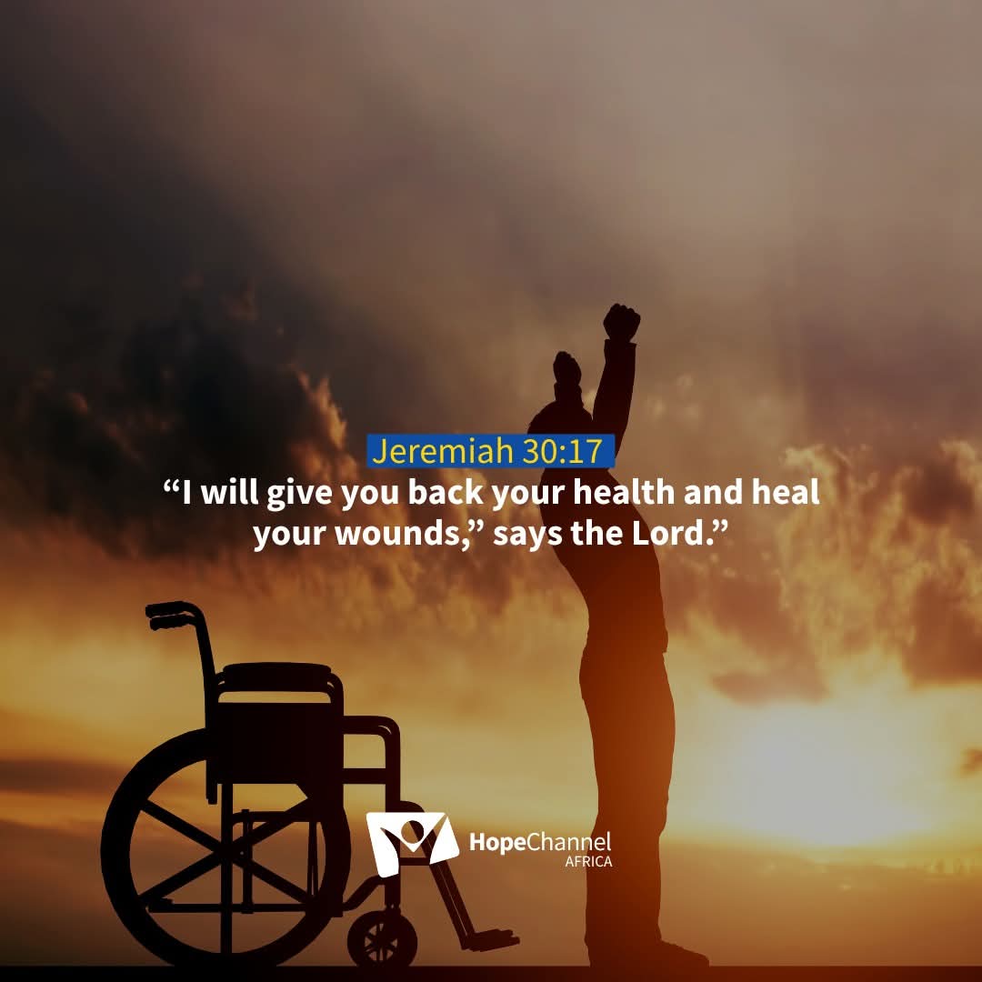 Pain may last a moment, but God’s healing is eternal.
He sees your scars—physical, emotional, spiritual—and whispers, “I will restore you.”
Take heart today. 🌿
#healingjourney  #Godisgood  #HopeChannelAfrica