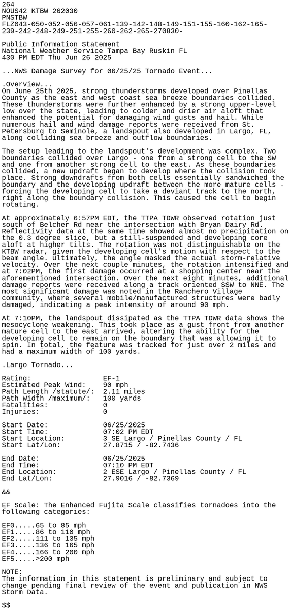 NWS Tampa Bay tweet media