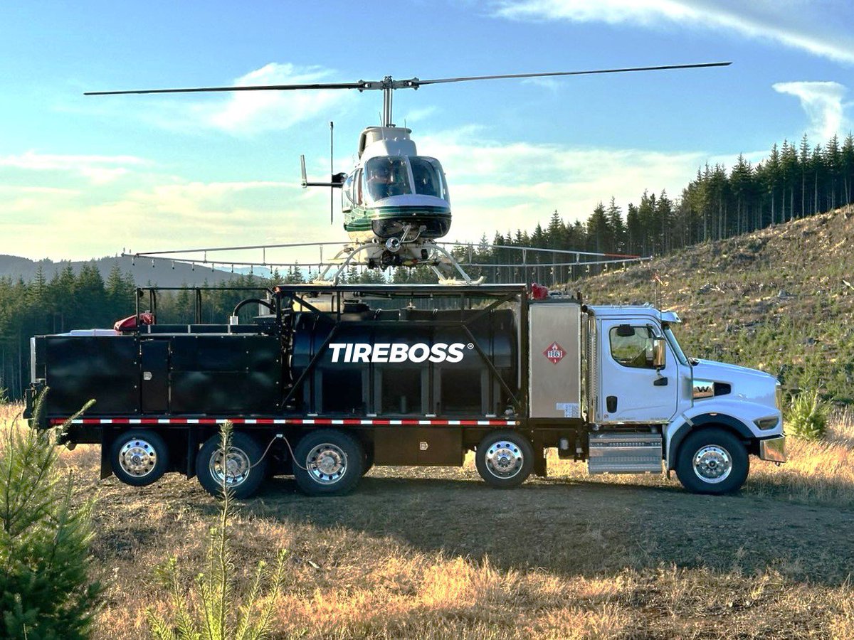 Heli on the back,  TIREBOSS on the wheels