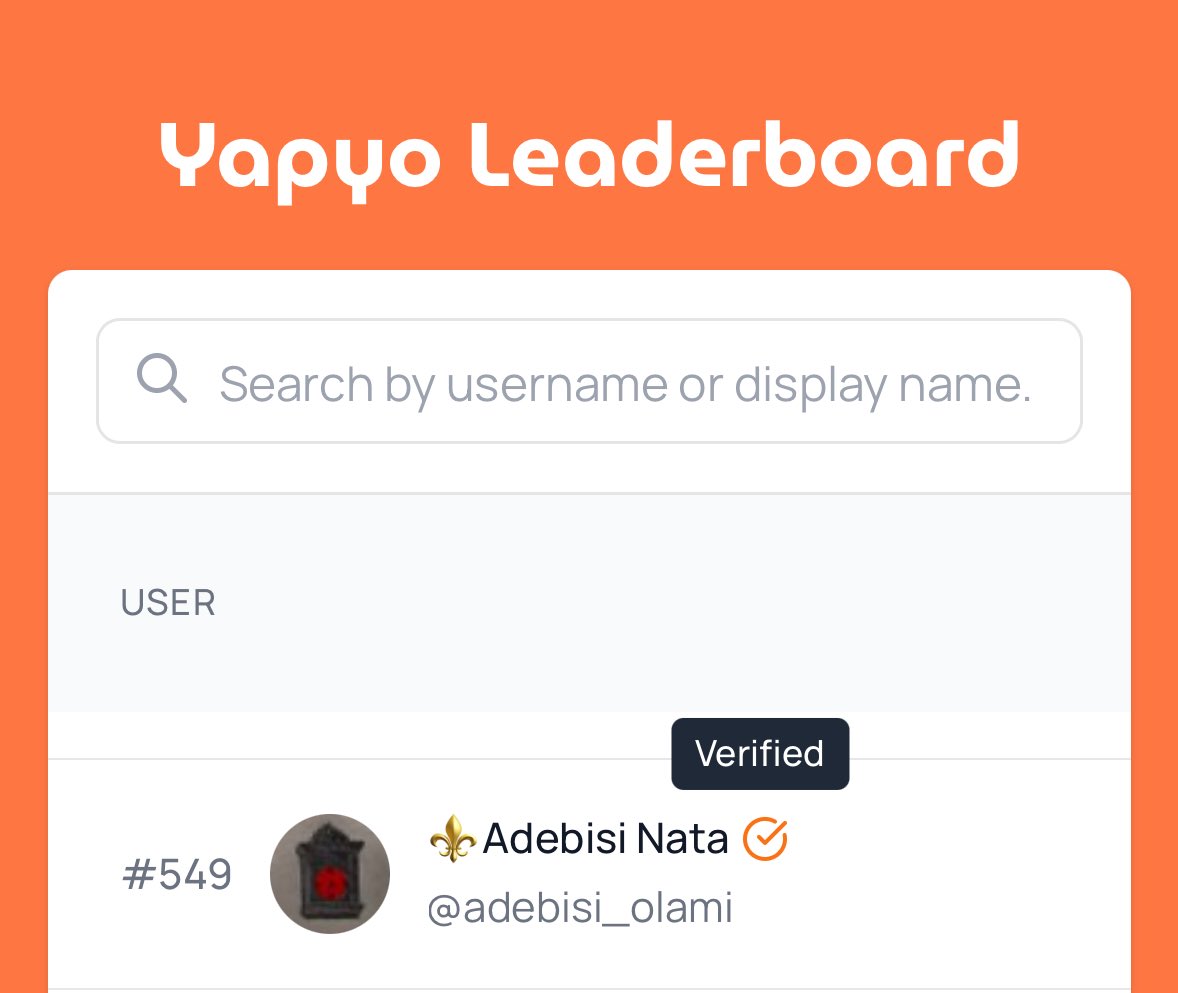 Are you a verified Yapyo yapper? I am.

If you are not verified, it means you are yet to save your arbitrum wallet. Do it now.

See how to save it in comment. You are welcome 🤝🏾