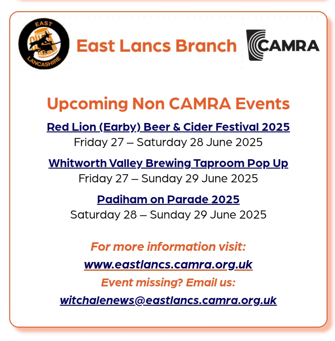 Upcoming events over the next two weeks 📆🍻