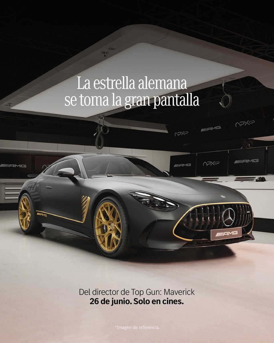 El motor del Mercedes-AMG GT  es el protagonista de la nueva película #F1.​

Etiqueta a esa persona con quien quieres vivir una experiencia llena de adrenalina y velocidad en la gran pantalla.